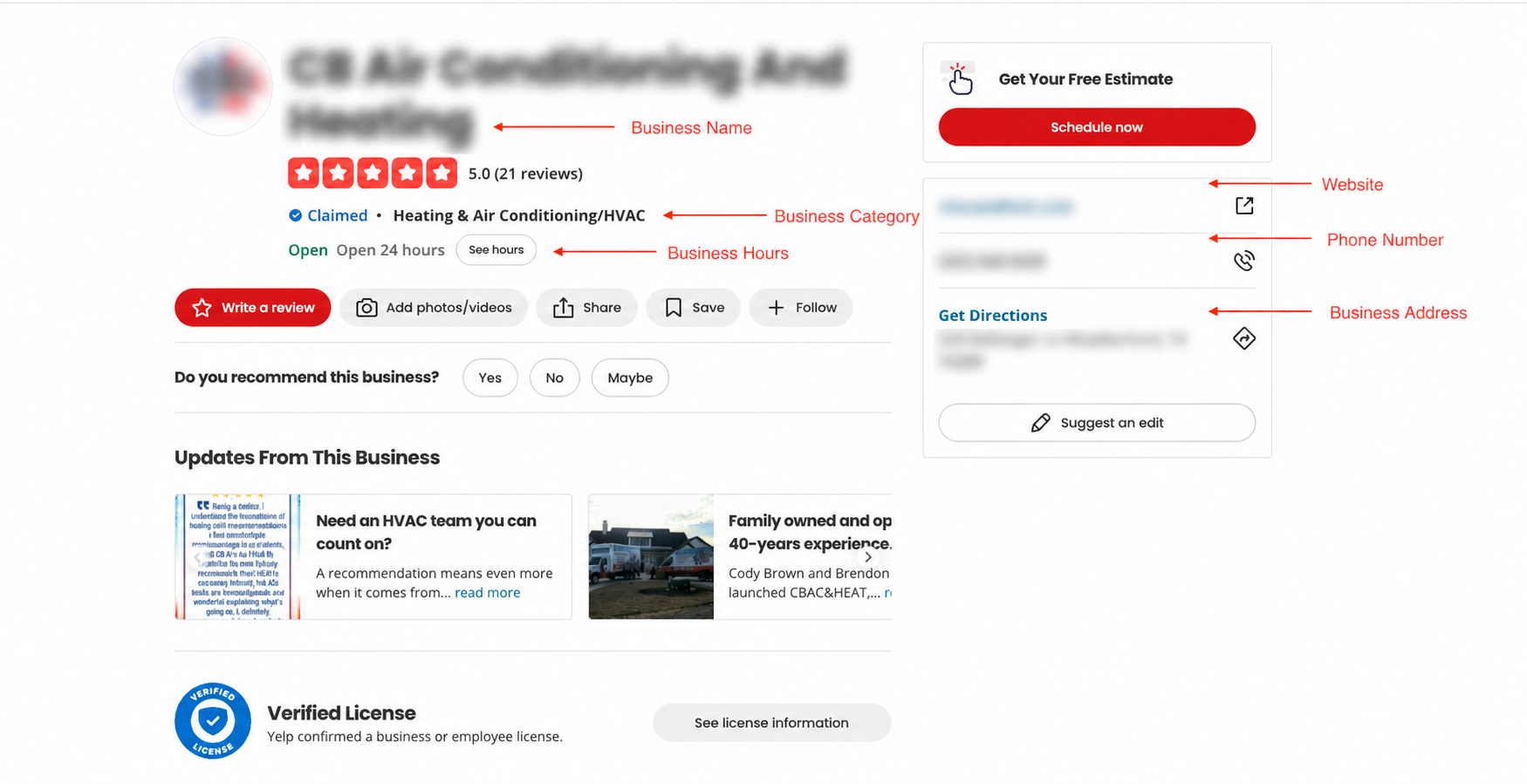 YELP Local Citation sample