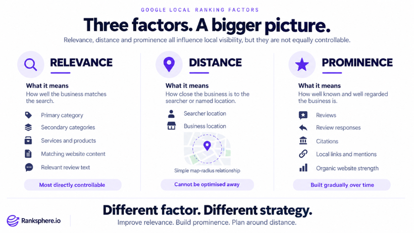 Google Local Ranking Factors Explained