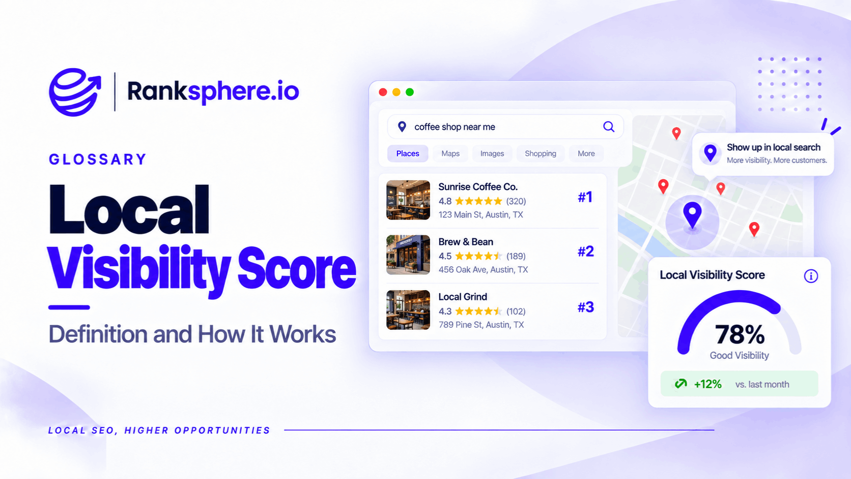Local Visibility Score and Google Maps Ranking Performance